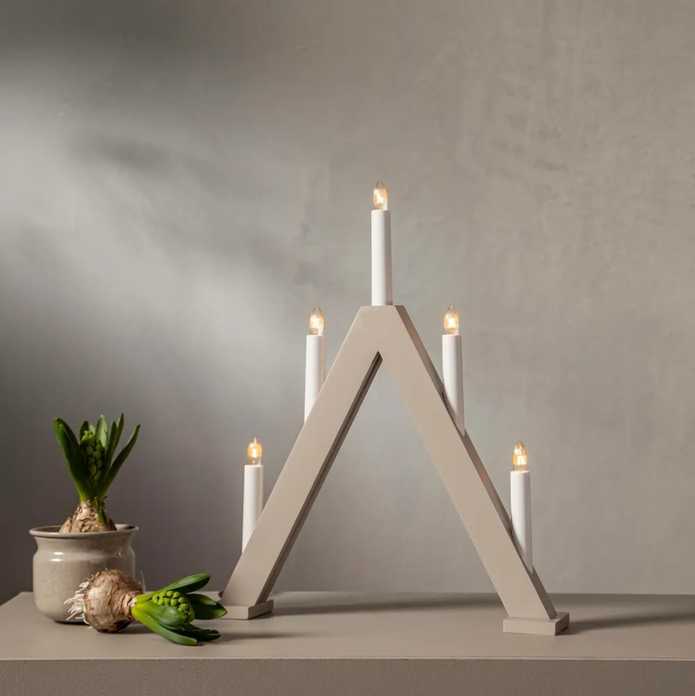 Star Trading Julebelysning-Lysestage Albo lille 41cm