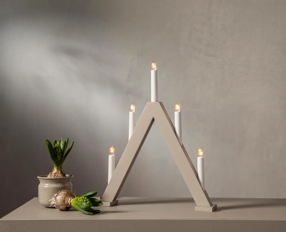 Star Trading Julebelysning-Lysestage Albo lille 41cm