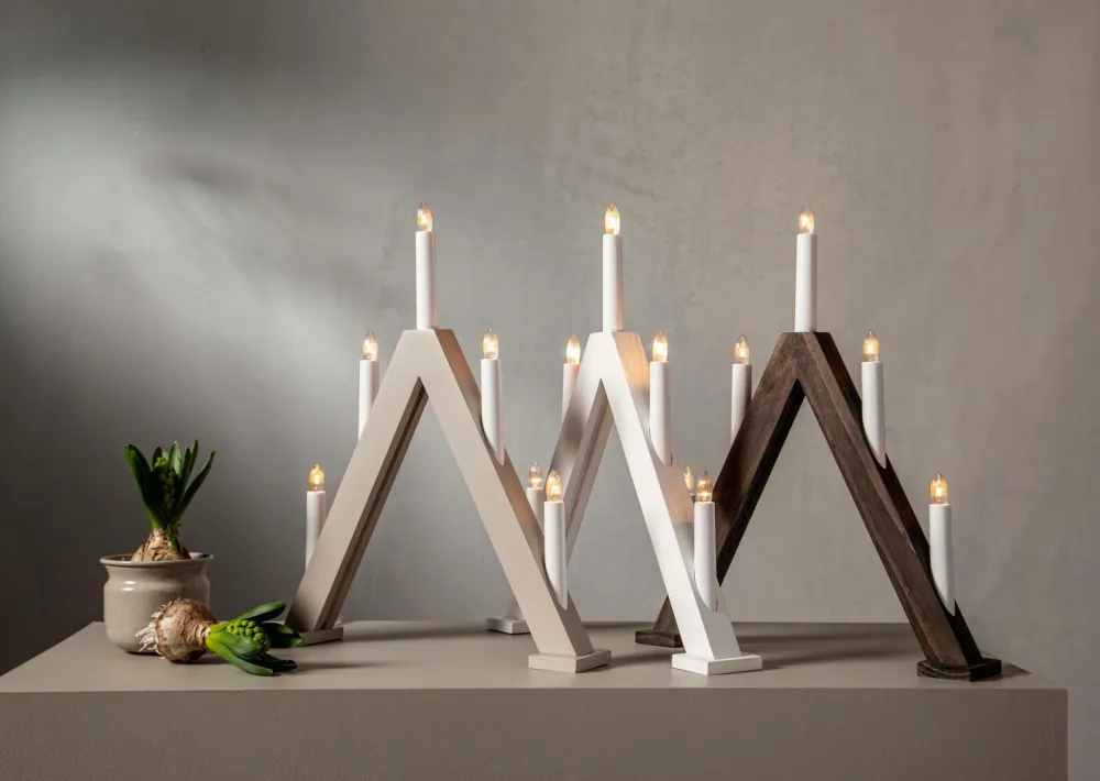 Star Trading Julebelysning-Lysestage Albo lille 41cm