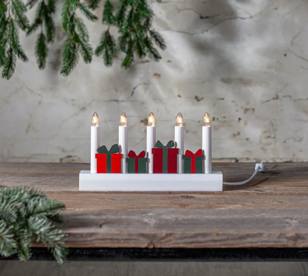 Star Trading Julebelysning-Lysestage Julia Pakke