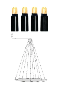 Star Trading Udendørsbelysning|Lyskæder-Lyskæde skinnende varm hvid 2,8 m
