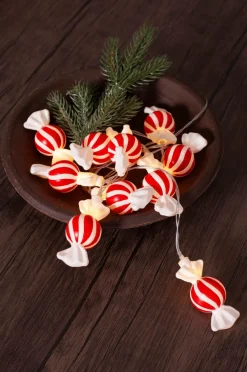 Star Trading Lyskæder-Lyskæde Bonbon 10 LED Batteri