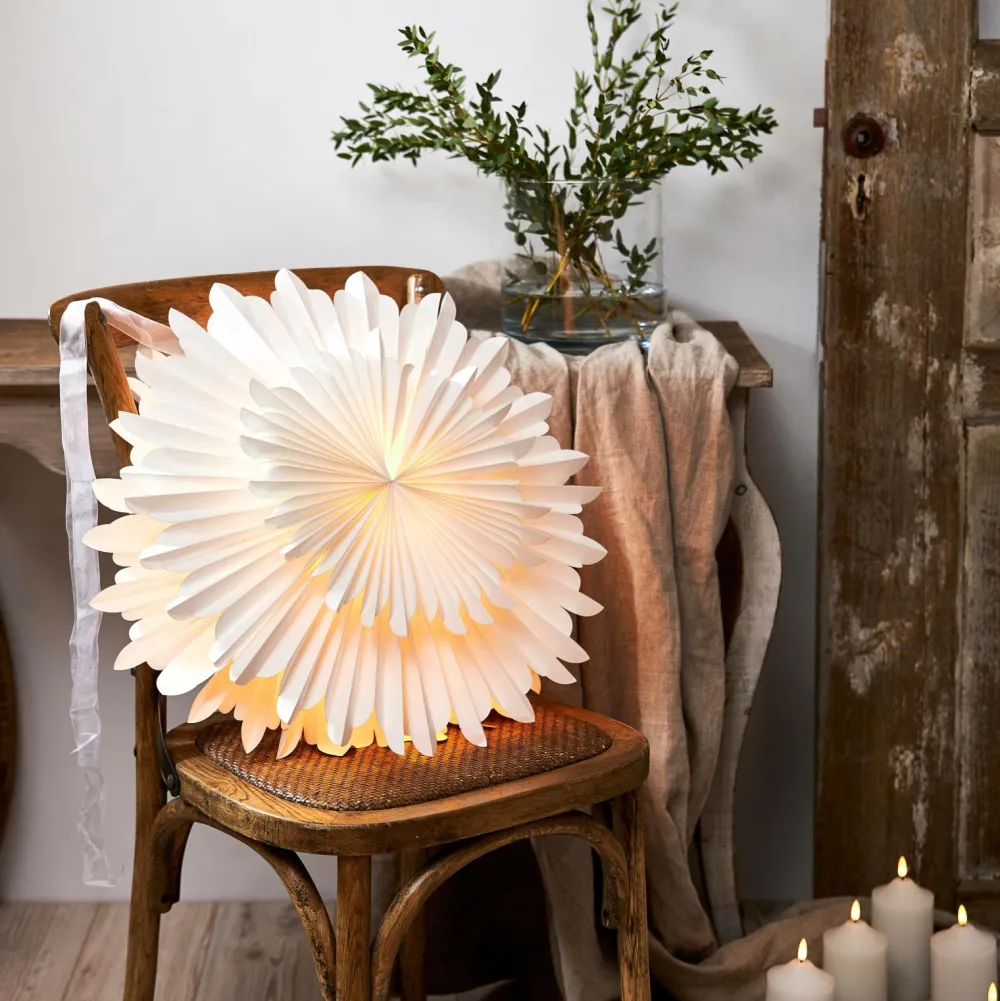 Star Trading Julepynt|Julebelysning-Paperstjerne krystal 50 cm