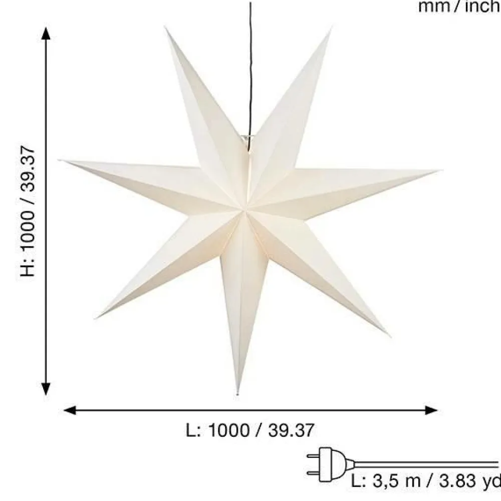 Star Trading Julebelysning-Paperstjerne Frozen 1m