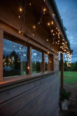 Star Trading Udendørsbelysning|Lyskæder-Skinnende varm hvid istappe