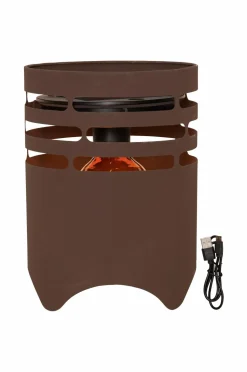 Star Trading Udendørsbelysning-Solcelle lanterne marron 25cm