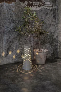 Star Trading Havepynt-Solcellelygte Romby 32cm