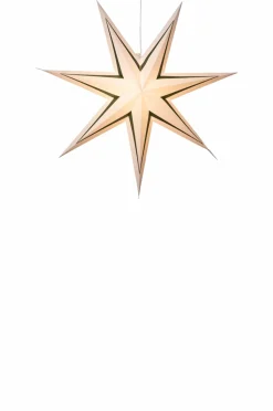 Star Trading Julepynt|Julebelysning-Stjerne Stribe 80cm