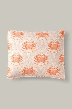 Staycation Pudebetræk-Pudebetræk Careful Crab i bomuldspercale