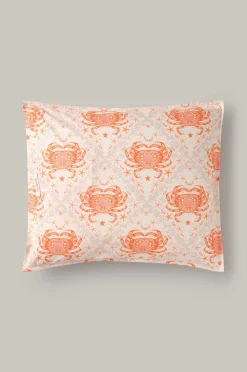 Staycation Pudebetræk-Pudebetræk Careful Crab i bomuldspercale