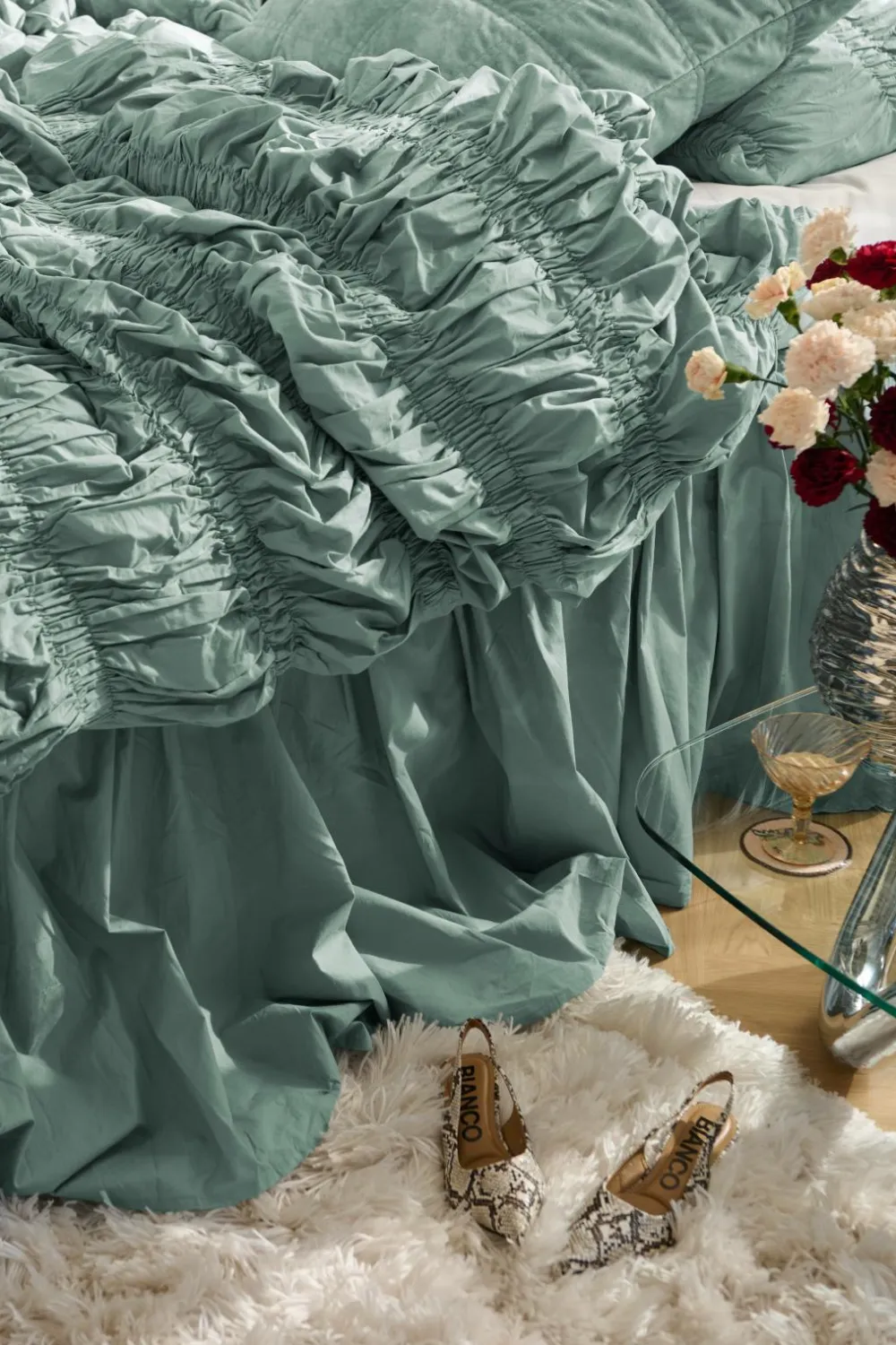 Staycation Sengekapper-Sengekappe Loosed i bomuldspercale