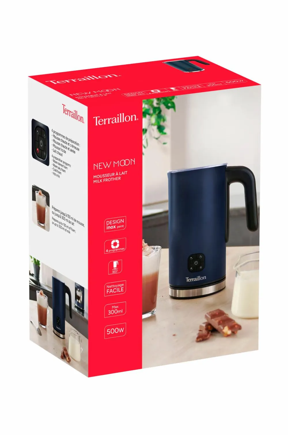 Terraillon Kaffe- & Espressomaskiner-Mælkeskummer New Moon