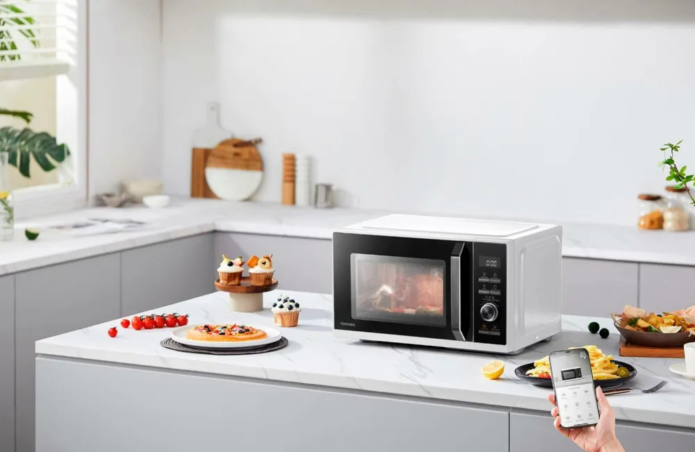 Toshiba Mikrobølgeovne-Mikroovn Grill/airfryer 900/1000/1700W