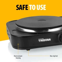 Tristar Små Køkkenmaskiner-Kogeplade KP-6152 2500W