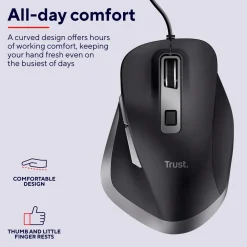 Trust Computertilbehør-Fyda Mus Eco