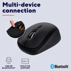 Trust Computertilbehør-Trådløs mus Yvi+ Bluetooth / 2,4 Ghz