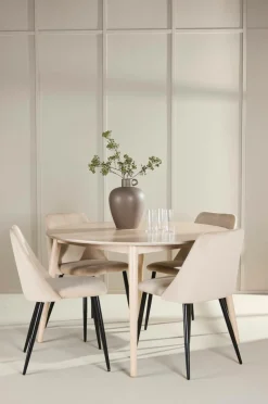 Venture Home Spisegrupper-Spisebord Flora med stol Night