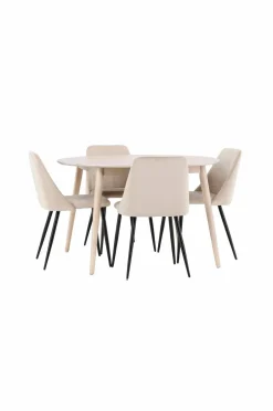 Venture Home Spisegrupper-Spisebord Flora med stol Night