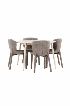 Venture Home Spisegrupper-Spisebord Flora med Astoria-stol