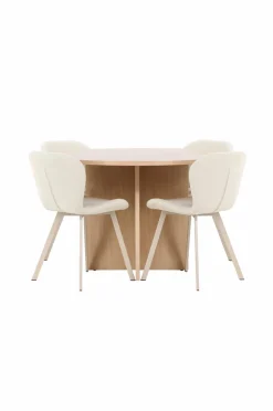 Venture Home Spisegrupper-Spisebord Strada med Lilja-stol