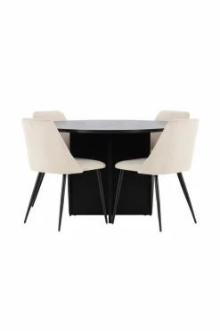 Venture Home Spisegrupper-Spisebord Strada med stol Night