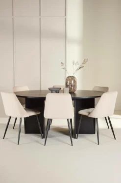 Venture Home Spisegrupper-Spisebord Strada med stol Night