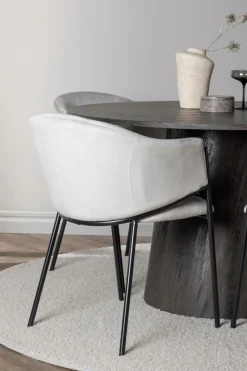 Venture Home Spisegrupper-Spisegruppe Lanzo med 4 stole Evelina