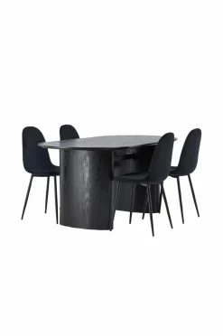 Venture Home Spisegrupper-Spisegruppe Isolde med 4 stole Polar
