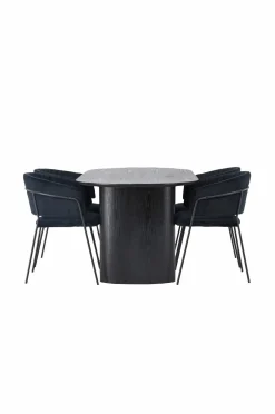 Venture Home Spisegrupper-Spisegruppe Isolde med 4 stole Selma