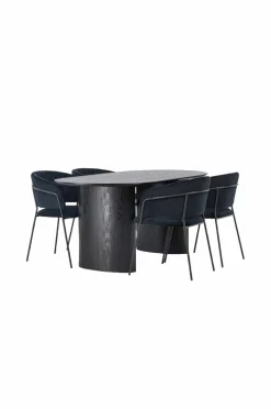Venture Home Spisegrupper-Spisegruppe Isolde med 4 stole Selma