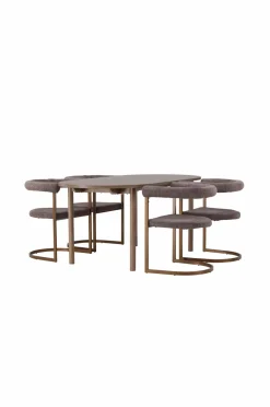 Venture Home Spisegrupper-Spisegruppe Andy med stole Morning