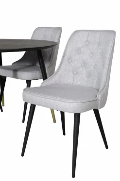 Venture Home Spisegrupper-Spisegruppe Dipp med 4 stk. stole Velvet Deluxe