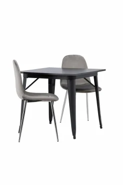 Venture Home Spisegrupper-Spisegruppe Tempe med 2 stole Eva