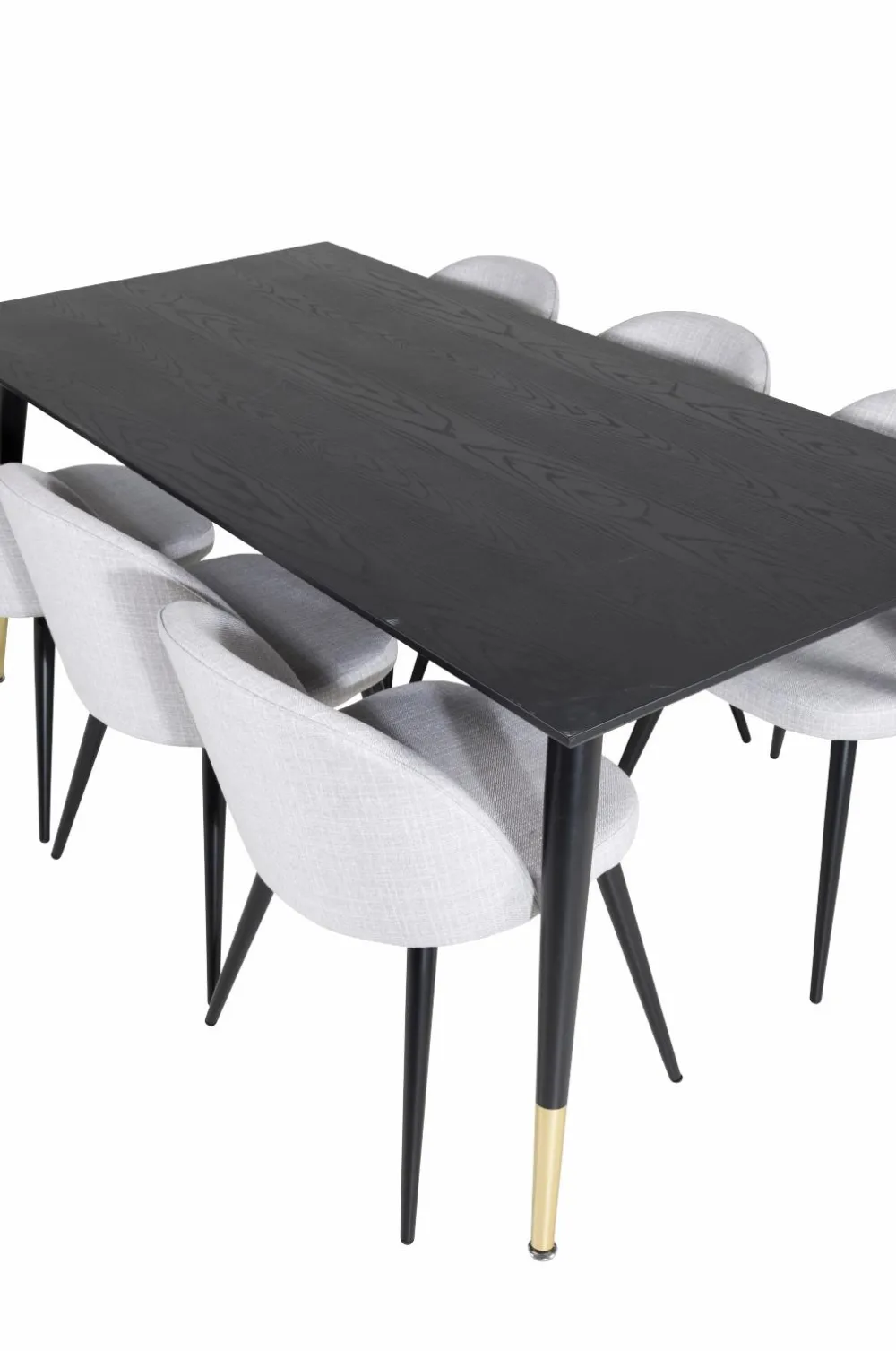 Venture Home Spisegrupper-Spisegruppe Dipp med 6 spisebordsstole Velvet