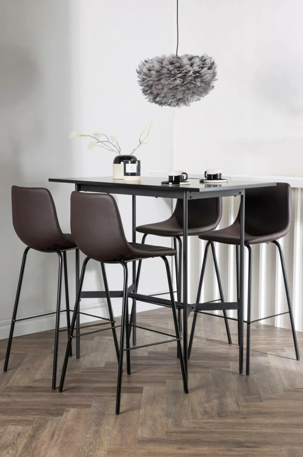 Venture Home Spisegrupper-Spisegruppe Rax med 4 stole Alexi