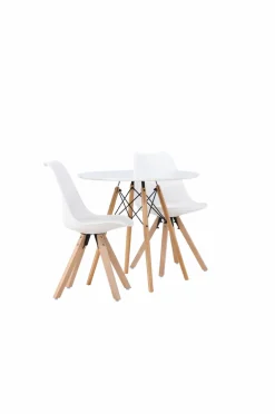 Venture Home Spisegrupper-Spisegruppe Danburi med 2 stk. stole Zeno