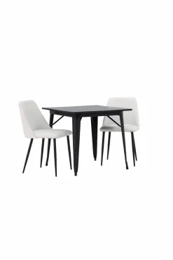 Venture Home Spisegrupper-Spisegruppe Tempe med 2 stole Night