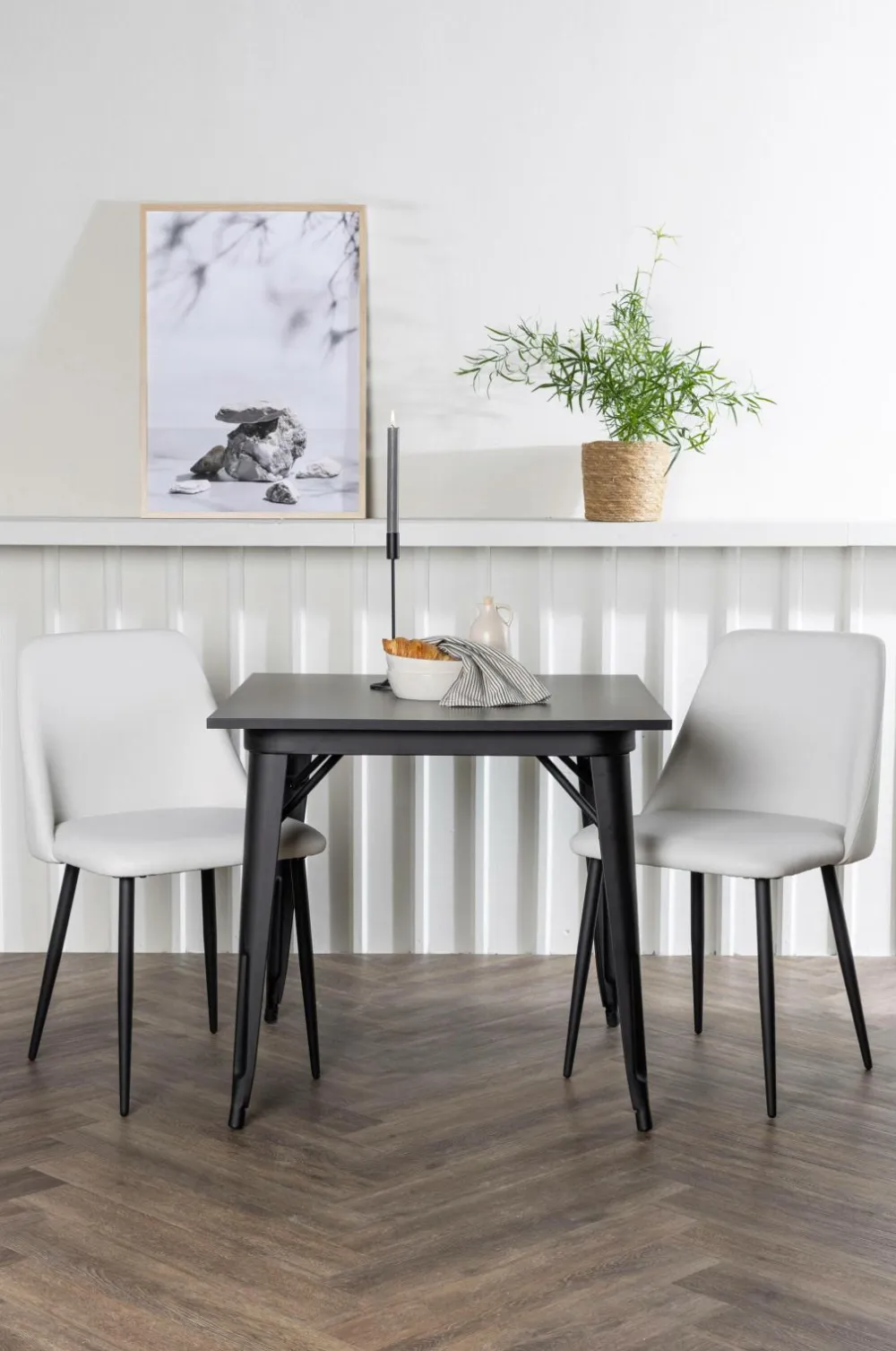 Venture Home Spisegrupper-Spisegruppe Tempe med 2 stole Night