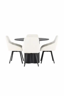 Venture Home Spisegrupper-Spisegruppe Olivia med 4 stole Rosie