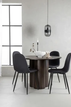 Venture Home Spisegrupper-Spisegruppe Olivia med 4 stole Polar