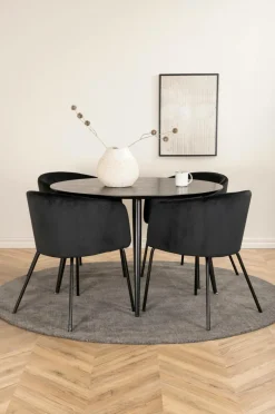 Venture Home Spisegrupper-Spisegruppe Dipp med 4 spisebordsstole Berit