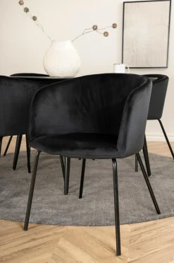 Venture Home Spisegrupper-Spisegruppe Dipp med 4 spisebordsstole Berit