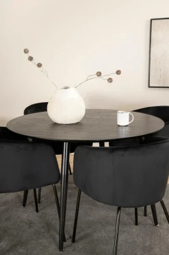 Venture Home Spisegrupper-Spisegruppe Dipp med 4 spisebordsstole Berit