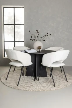 Venture Home Spisegrupper-Spisegruppe Bootcut med 4 stk. stole Day