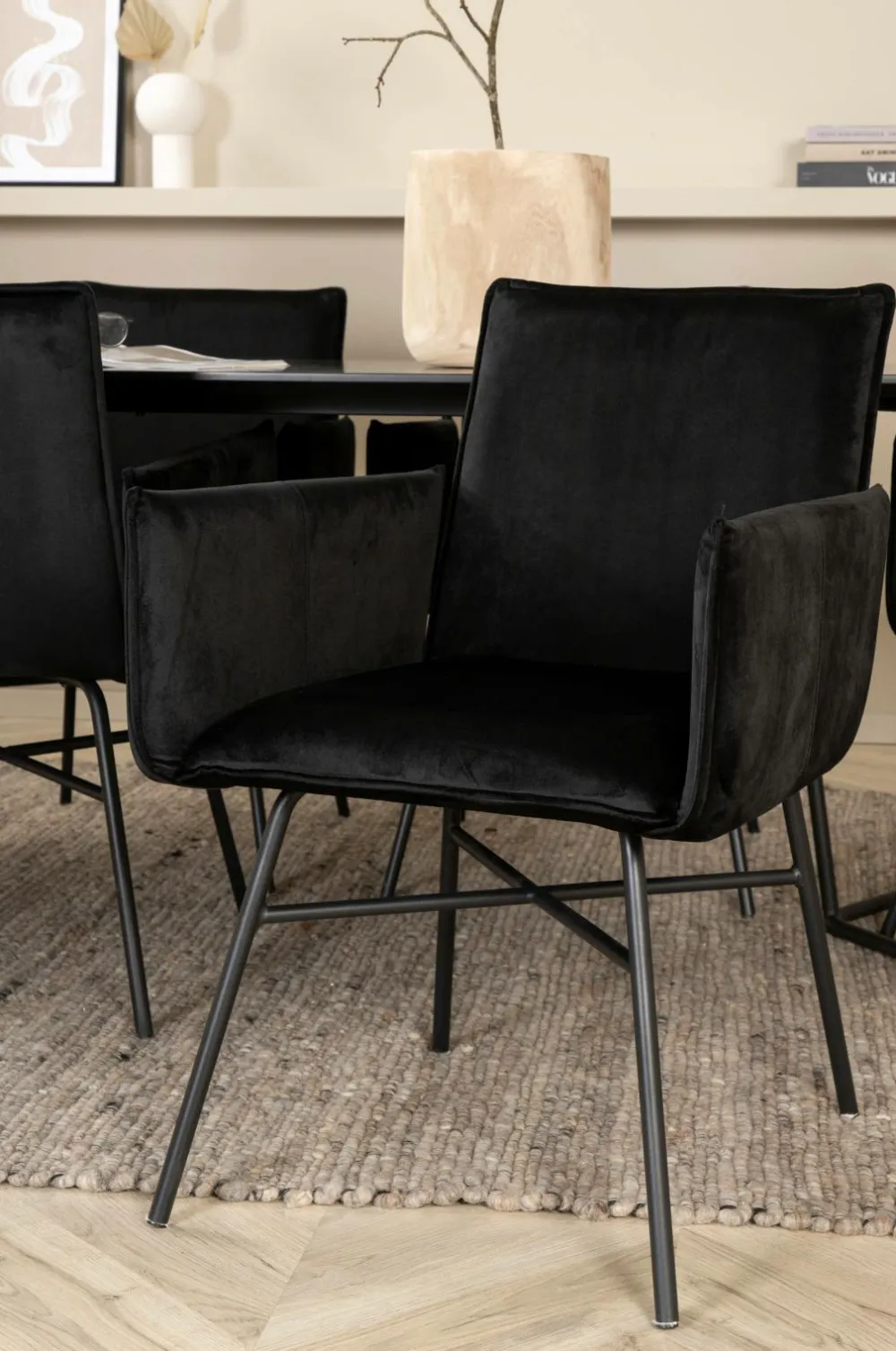 Venture Home Spisegrupper-Spisegruppe Petra med 6 spisebordsstole Petra