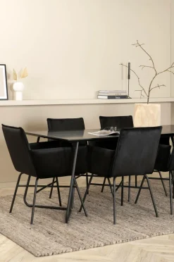 Venture Home Spisegrupper-Spisegruppe Petra med 6 spisebordsstole Petra