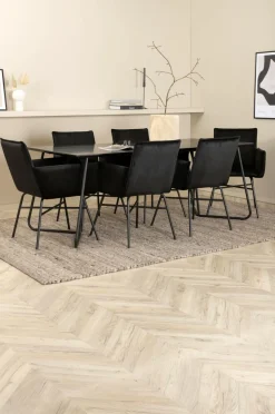 Venture Home Spisegrupper-Spisegruppe Petra med 6 spisebordsstole Petra