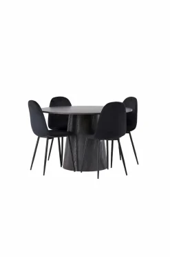 Venture Home Spisegrupper-Spisegruppe Lanzo med 4 stole Polar