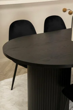 Venture Home Spisegrupper-Spisegruppe Bianca med 6 spisebordsstole Polar