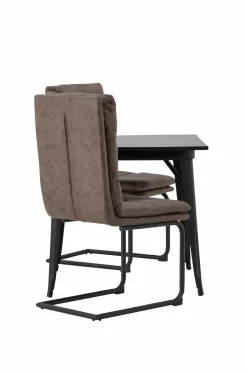 Venture Home Spisegrupper-Spisegruppe Tempe med 2 stole Zizo